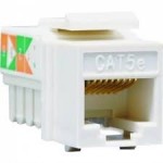 CAT5E SNAP-IN  8P8C BLANC DATA COMM