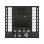 Aiphone AX-8M Audio Master avec boutons pour jusqu'à 8 postes maîtres et 8 portes ou sous-postes, noir