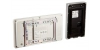 Aiphone JOS-1F Entry Security Intercom Box Set avec station de porte encastrée anti-vandalisme, vidéo 7 ", comprend JO-DVF, JO-1MD, PS-1820UL