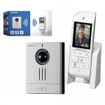 Aiphone WL-11.E1 Interphone vidéo sans fil - un coffret pratique avec un maître et une platine de rue