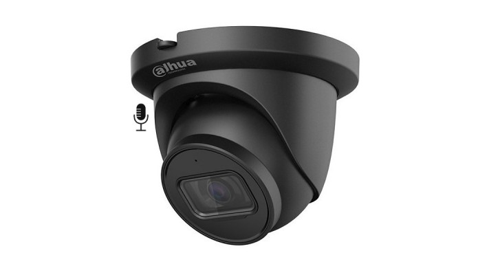 Caméra Dahua N43AJ52 IP 4MP avec détection de mouvement intelligente ), objectif fixe 2,8 mm, noir